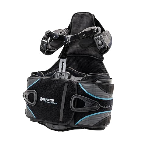 Breg Pinnacle TLSO 464 Back Brace | Full spinal kyphosis support, repositionable lordosis pads, lacer system, breathable airmesh, universal fit for men & women