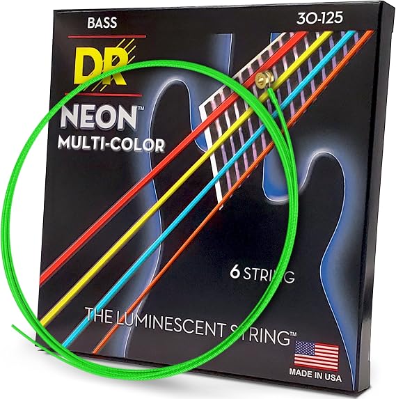 DR Strings HI-DEF NEON Bass Guitar Strings (NMCB6-30)