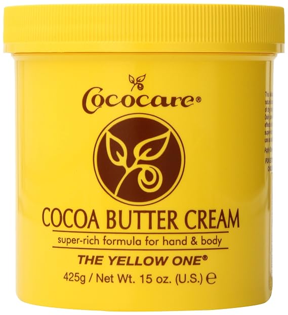 COCOCARE Cocoa Butter Cream - Hydrates and Softens Skin - Rich Cocoa Butter for Deep Moisture - Gentle Care - 15 Ounce