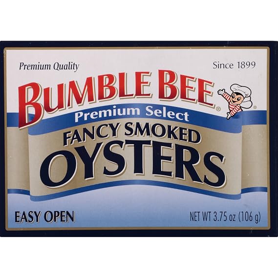 Bumble Bee Fancy Smoked Oysters, 18 Cans