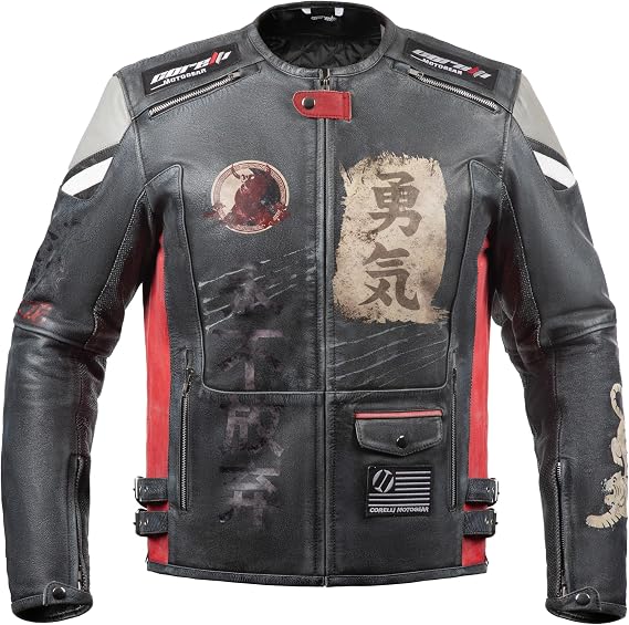 Dragon Vintage Motorcycle Leather Jacket