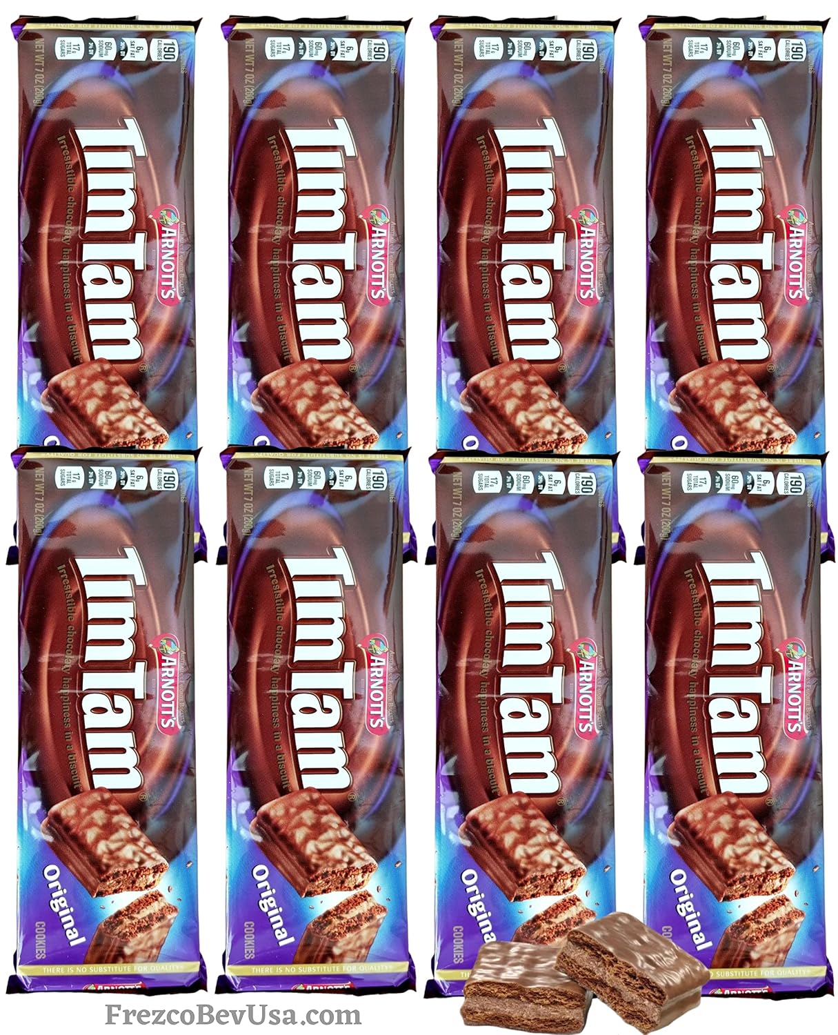 Tim Tam Cookies Arnotts Today's Deal Pack Of 8 x 200g Australian Original Chocolate Biscuits | Sold by