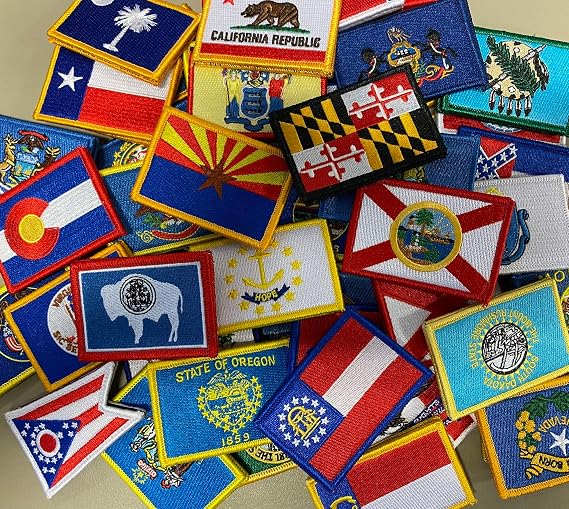 USA 50 State Tactical Patch Bundle - Set of 50