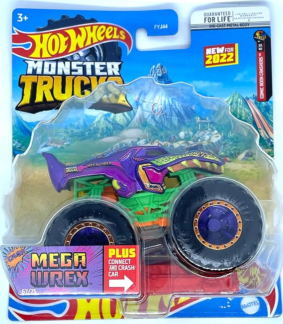Hot Wheels Monster Trucks - MEGA WREX - Comic Book Crashers - 67/75-2022