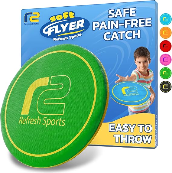 Soft Flying Disc Fun Outdoor Toy for Kids, Teens & Adults Easy to Catch - Fun Summer Gifts for Kids - Pool & Beach Games Holiday Present Summer Gift for Boys & Girls Ages 3 4 5 612+