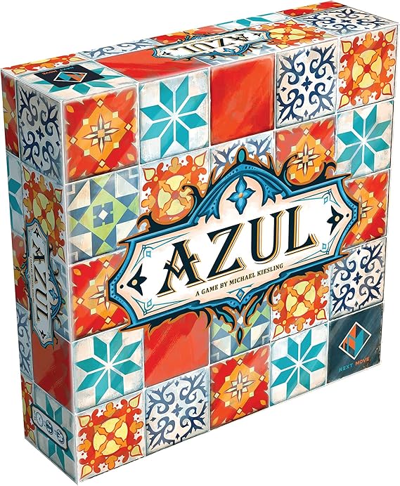 Azul Mosaic Tile-Placement Strategy Board Game, 2-4 Players, 30-45 Min