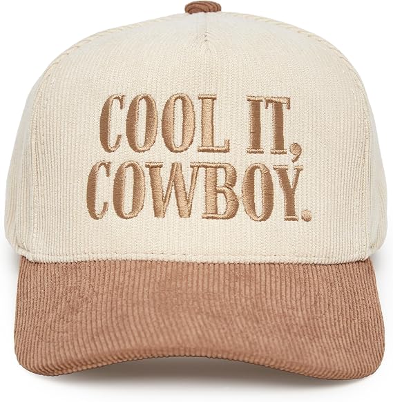Funky Junque Corduroy Trucker Hat
