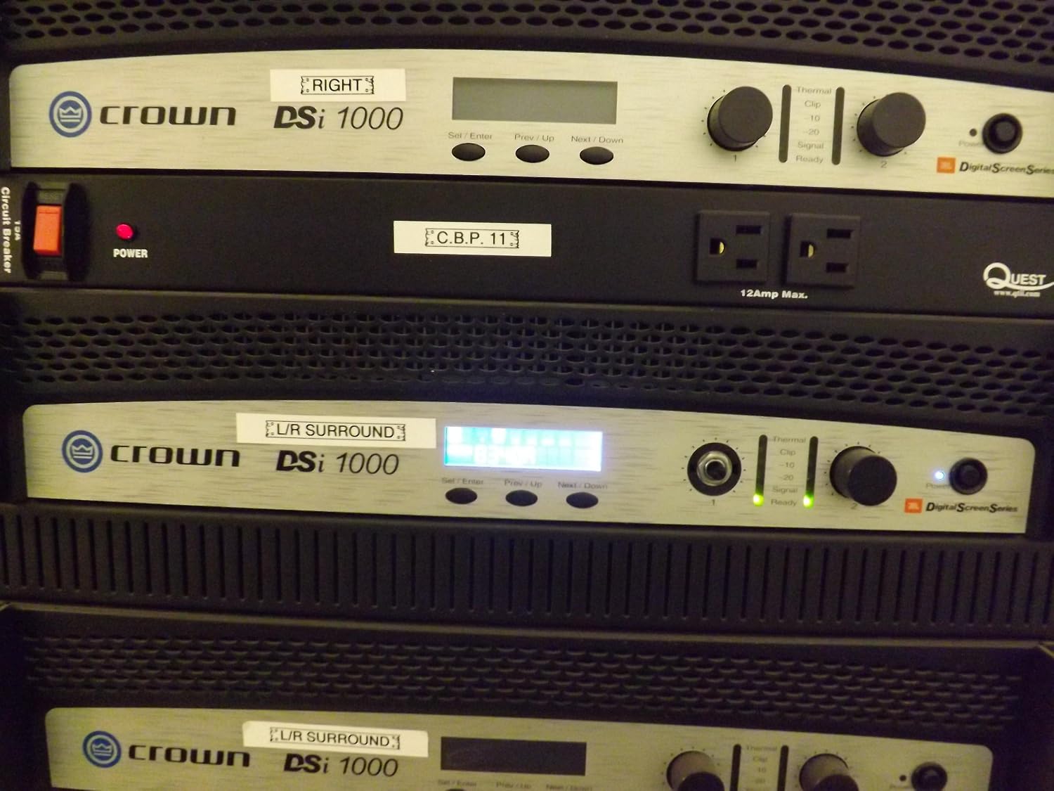 Crown DSi 1000 2-Channel Solid State Power Amplifier T44626
