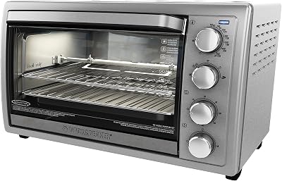 BlackDecker TO4314SSD Rotisserie Convection Countertop Toaster Oven, Stainless Steel
