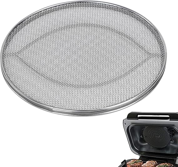 Splatter Shield for Ninja FG551 Foodi,Accessories for Ninja Foodi Smart XL 6-in-1 Indoor Grill,Stainless Steel Splatter Screen