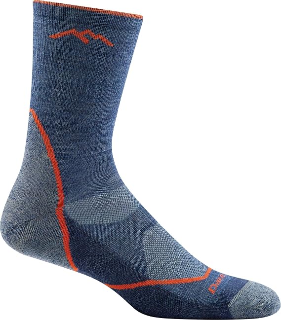Darn Tough Vermont Men's Light Hiker Micro Crew Lightweight Hiking Socks