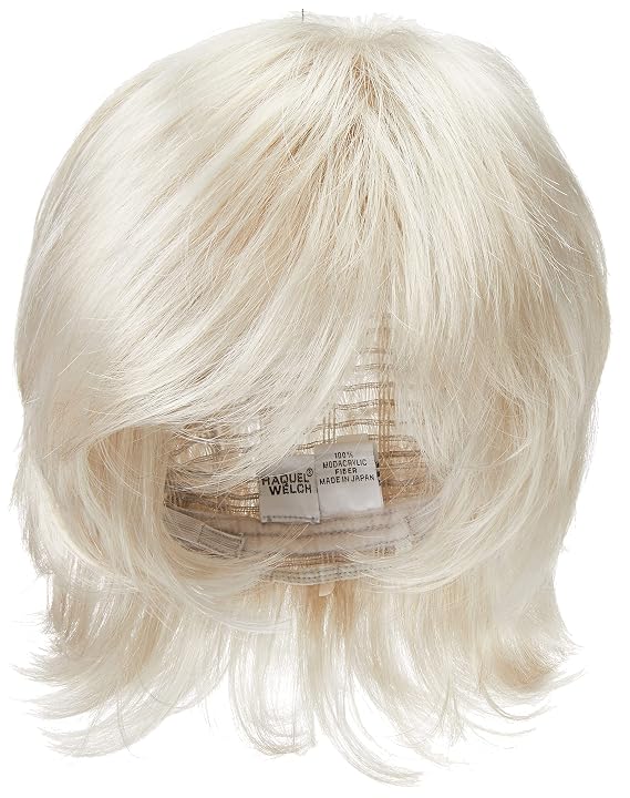 Raquel Welch Trend Setter Mid-Length Shag Wig by Hairuwear, Large Cap Size, RL16/22 Iced Sweet Cream