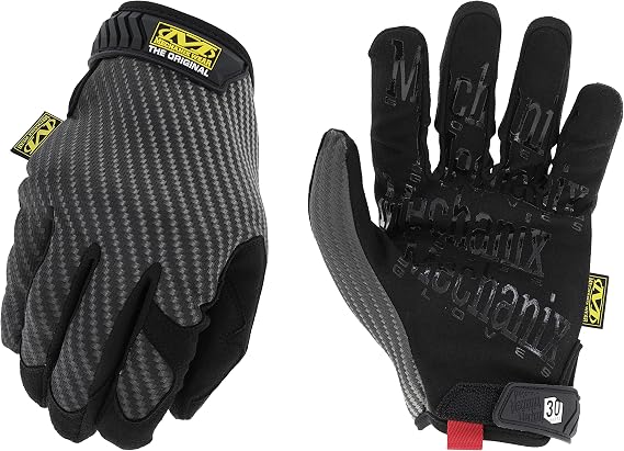 Mechanix Wear Original Carbon Black Edition Gloves (X-Large, Black/Grey)