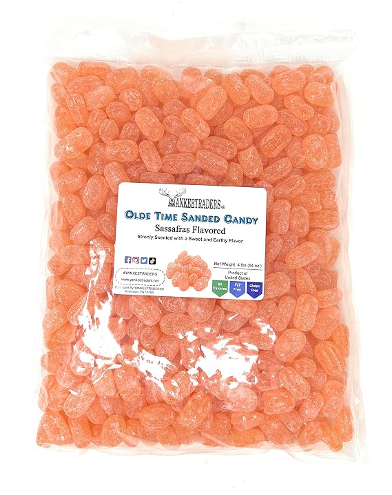 Sassafras, Old Time Sanded Hard Candy, 4 Pounds