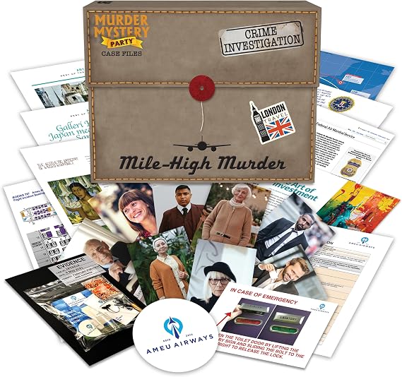 University Games Murder Mystery Case File Mile High Murder, 33284