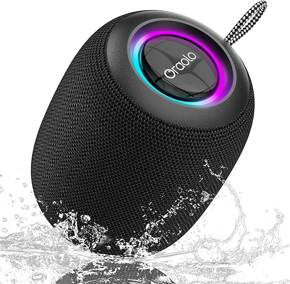 oraolo Mini Bluetooth Speaker, IPX7 Waterproof Portable Speaker