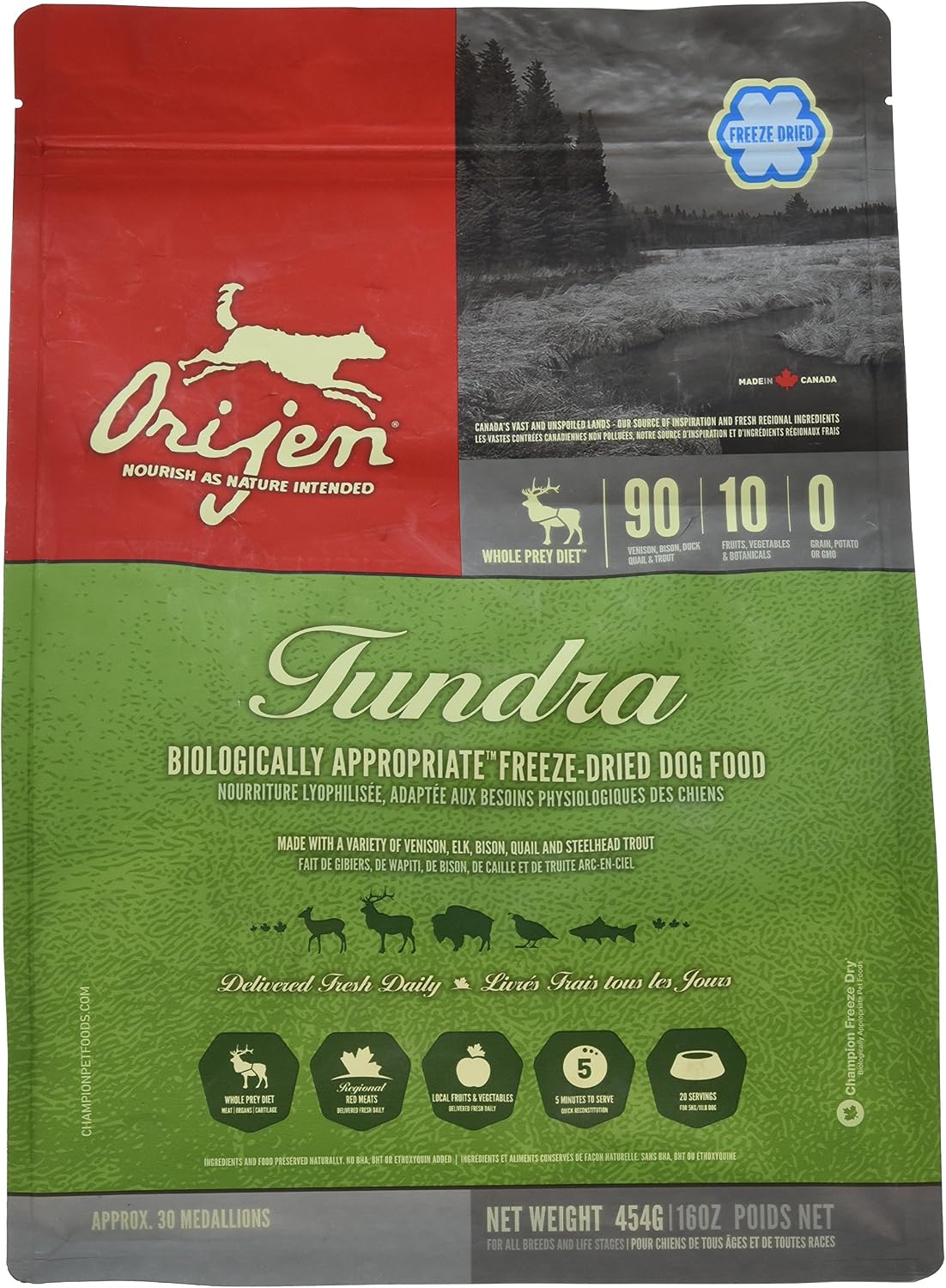 Orijen Freeze-Dried Tundra Formula - 16oz