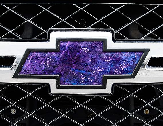 Mossy Oak Graphics Camo Elements Coastal Indigo Purple Pattern - 11" x 4.75" Vinyl Sheet - Auto Emblem Skin, Easy to Install Vinyl Wrap, Fits Any Auto Emblem on Trucks, Cars, or SUVs