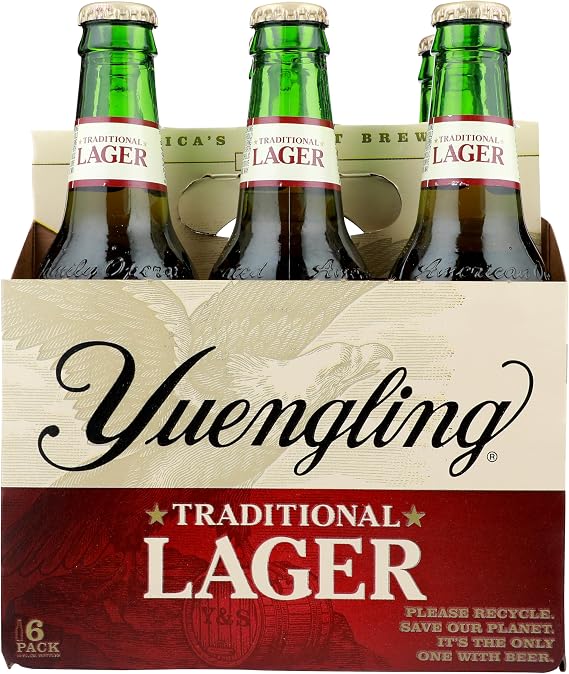 Yuengling Lager 6Pk, 12 Fz