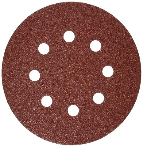 Bosch SR5R060 5-Piece 60 Grit 5 in. 8 Hole Hook-and-Loop Sanding Discs