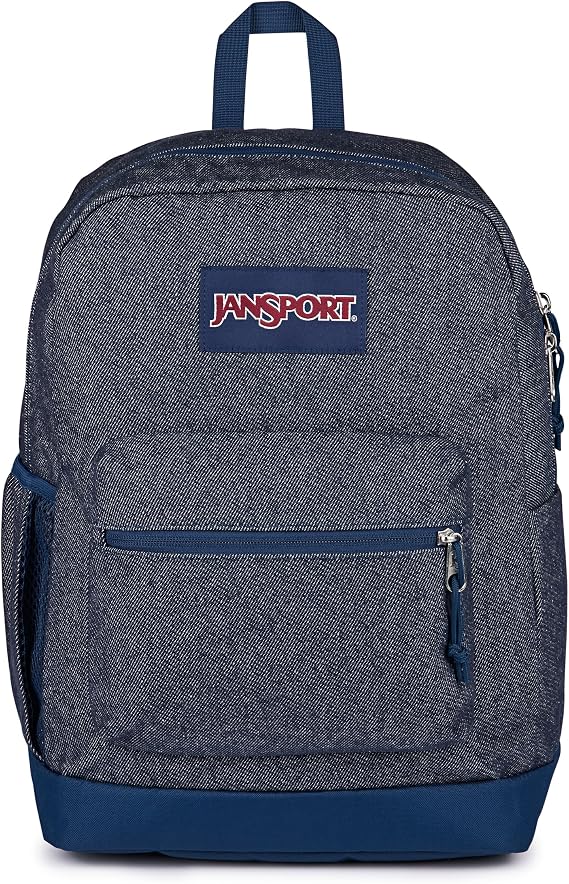 JanSport Cross Town Plus Remix Backpack - Padded Back Panel, Laptop Sleeve, Front Pocket Organizer