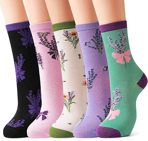 Jeasona Women's Cute Socks Funny Christmas Birthday Gifts for Women Mom Teenage Girls