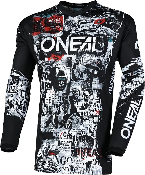 O'NEAL Element Attack Youth Jersey Black/White Medium
