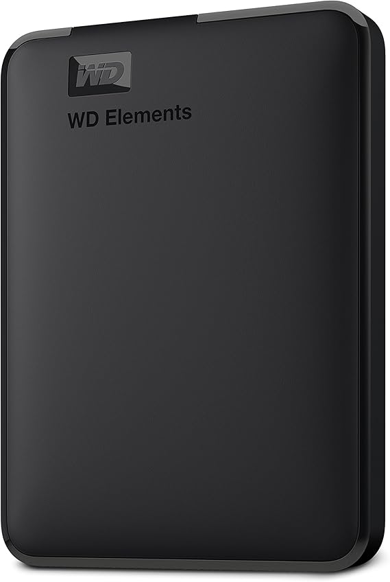 WD 2TB Elements Portable External Hard Drive HDD, USB 3.0, Compatible with PC, Mac, PS4 & Xbox - WDBU6Y0020BBK-WESN | Compatible With PC | Mac | PS4 & Xbox | Plug-And-Play Setup | Fast File Transfers | Compact Portable Design