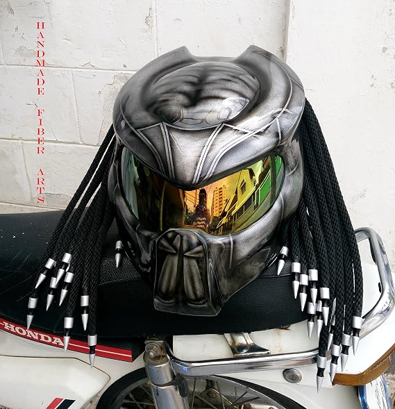 HAT 47 Custom Predator Motorcycle Helmet (S = 55-56 cm)