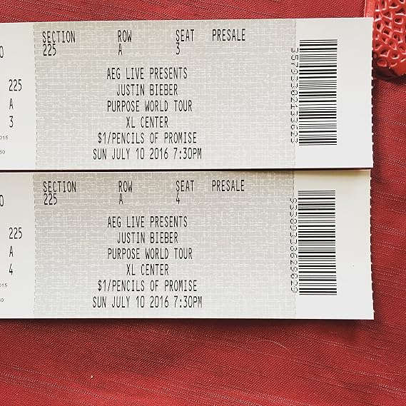 Justin Bieber Tickets